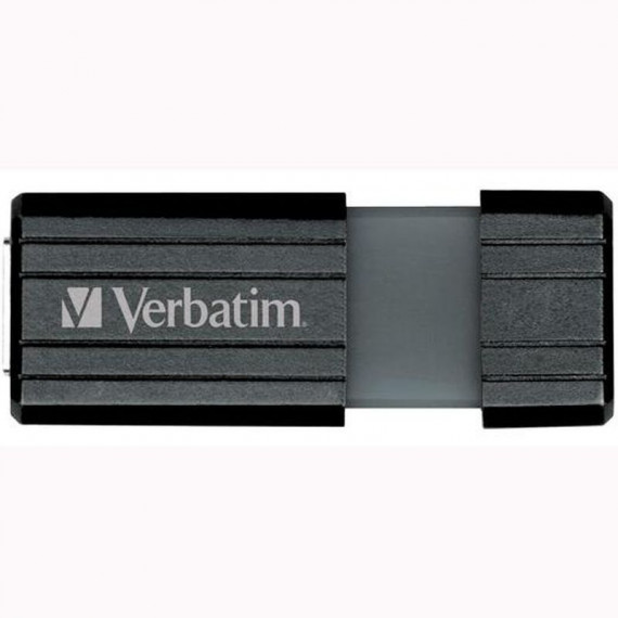 VERBATIM PENDRIVE STORE N GO PINSTRIPE 32GB HI-SPEED RETRACTIL USB 2.0 NEGRO