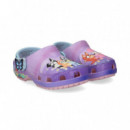 ZUECO BLUEY MULTI ROSA