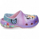 ZUECO BLUEY MULTI ROSA