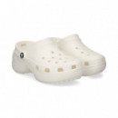 ZUECO PLATAFORMA BLANCO