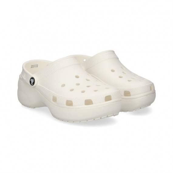 ZUECO PLATAFORMA BLANCO
