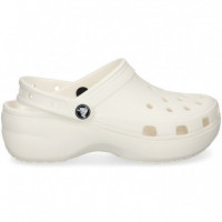 Zueco Plataforma Blanco  CROCS