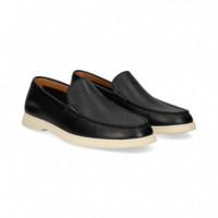Mocasin Pala Trenzada Piel Negro  HUGO BOSS - Guanxe Atlantic Marketplace