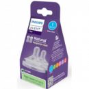 TETINA NATURAL T1 FLUJO RECIEN NACIDO PHILIPS AVENT NATURAL RESPONSE 2 UNIDADES