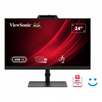 Monitor ViewSonic VG2441V 24" FHD IPS, 4ms, 120Hz, Webcam 5MP, USB-C, HDMI/DP
