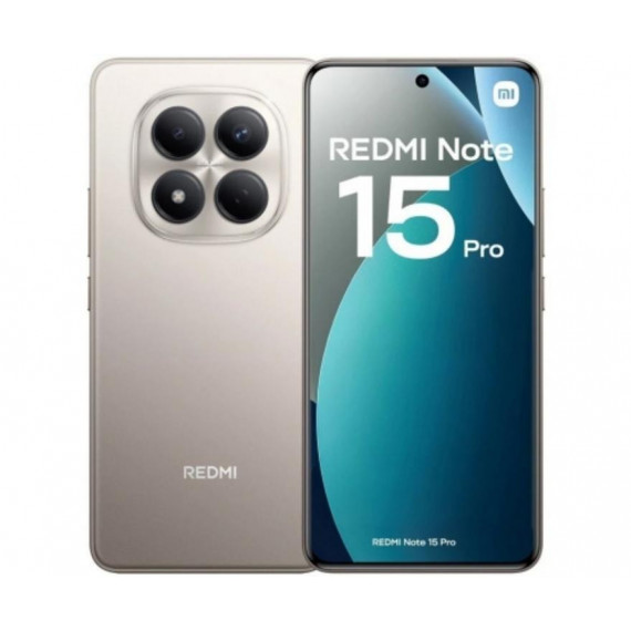 Xiaomi Redmi Note 15 Pro Titanio 4G Smartphone (8GB RAM, 256GB)