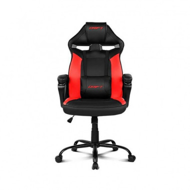Silla Gaming Drift DR50 Pro Black/Red Ergon&oacute;mica de Polipiel
