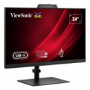 Monitor Viewsonic VG2441V 24" Full HD IPS 120Hz con Webcam y Conectividad Ergonómica