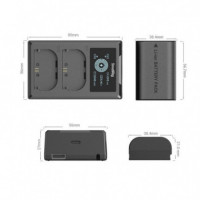 Kit SMALLRIG 5409 Batería y Cargador para Canon LP-E6P