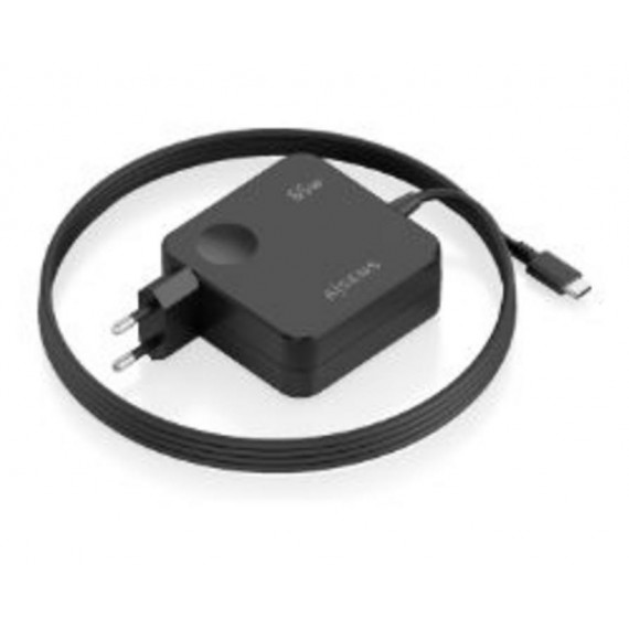 Cargador de Pared AISENS 65W USB-C PD 3.0 1.5m Negro (ASCH-1PD65WL80-BK)