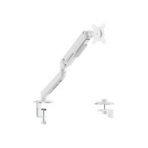 Soporte de Mesa AISENS 17"-32" Giratorio/Inclinable para Monitor/TV 3 Pivotes 1 Brazo Blanco (DT32TSR-435)