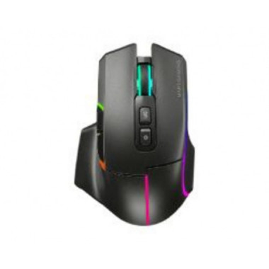 Rat&oacute;n Mars Gaming MMWVECTOR &Oacute;ptico Diestro RGB Inal&aacute;mbrico (RF/BT) USB-A Negro