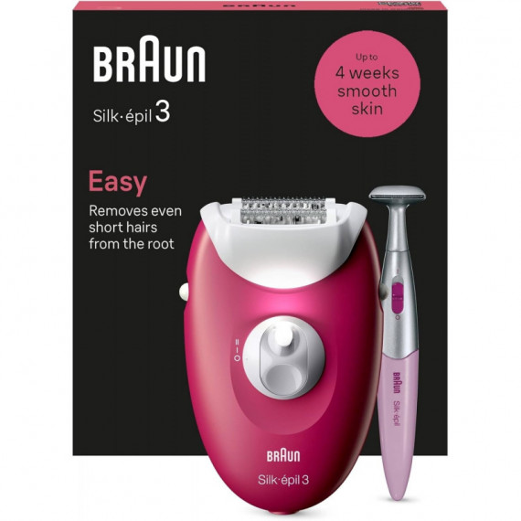BRAUN SE3-202 Depiladora Silk-épil Serie 3 con Cable Smartlight