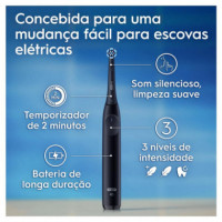 BRAUN Oral-b Cepillo de Dientes IO2 con Estuche de Viaje Negro (IOS2.1B9.2K)