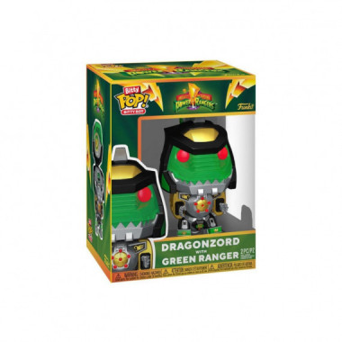 FUNKO Pop Dragonzord con Green Ranger Bots Mighty Morphin Power Rangers