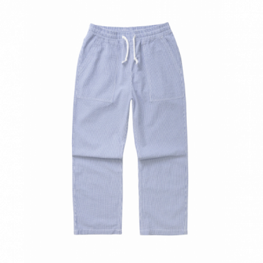 Pantalones SERVICE WORKS Seersucker Chef Navy Stripe