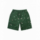 Bermudas Shorts SERVICE WORKS Paisley Chef Forest