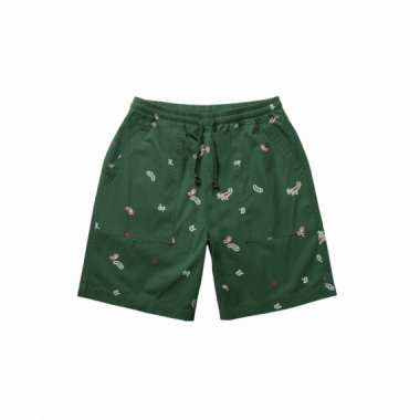 Bermudas Shorts SERVICE WORKS Paisley Chef Forest