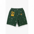 Bermudas Shorts SERVICE WORKS Paisley Chef Forest
