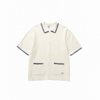 Camisas Camisa SERVICE WORKS Blanket Stitch Off White
