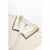 Camisas Camisa SERVICE WORKS Blanket Stitch Off White