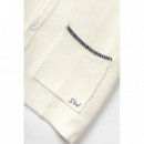 Camisas Camisa SERVICE WORKS Blanket Stitch Off White