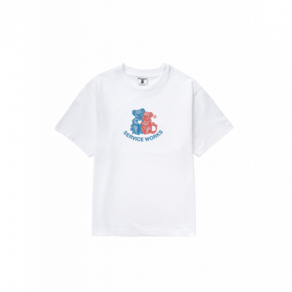 Camisetas Hombre Camiseta SERVICE WORKS Family Fruit White