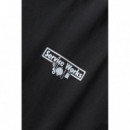 Camisetas Hombre Camiseta SERVICE WORKS Pigment Dyed Trademark Black