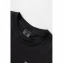 Camisetas Hombre Camiseta SERVICE WORKS Pigment Dyed Trademark Black