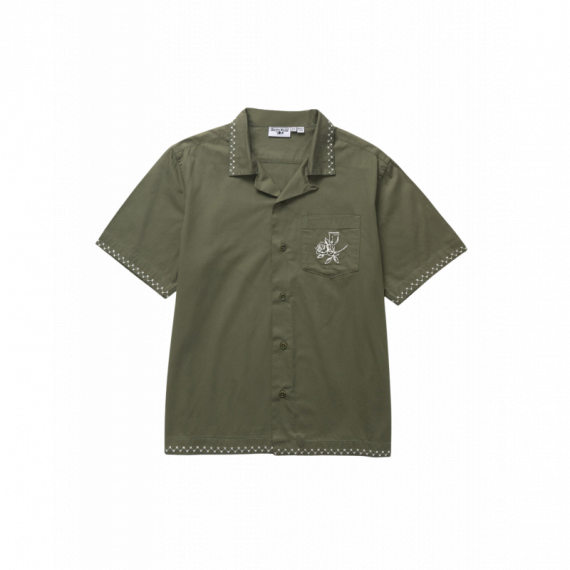 Camisas Camisa SERVICE WORKS Border Olive