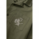 Camisas Camisa SERVICE WORKS Border Olive