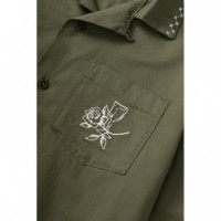 Camisas Camisa SERVICE WORKS Border Olive