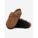 Calzado BIRKENSTOCK Boston Bs Dark Tea Tonal FB para mujer uso urbano primavera verano 2026