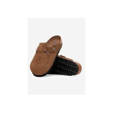 Calzado BIRKENSTOCK Boston Bs Dark Tea Tonal FB para mujer uso urbano primavera verano 2026