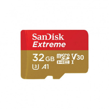 SANDISK TARJETA SD EXTREME V30 SDHC UHSI 100MB/S 32GB