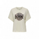 Only Camiseta Blanca 15339887-BIRCH