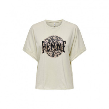 Only Camiseta Blanca 15339887-BIRCH