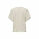 Only Camiseta Blanca 15339887-BIRCH