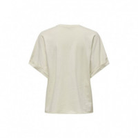 Only Camiseta Blanca 15339887-BIRCH