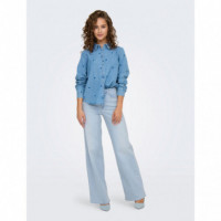 Only Pantalones Marinos 15338289-LIGHT BLUE BLEACHED