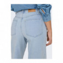 Only Pantalones Marinos 15338289-LIGHT BLUE BLEACHED