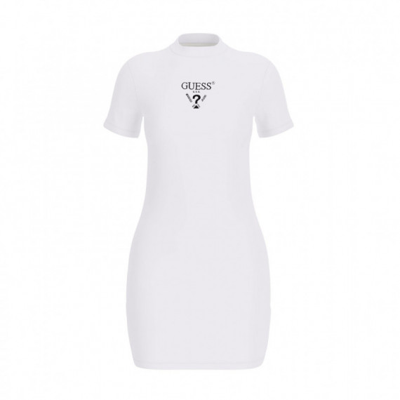 Guess Athleisure Vestido Blanco V4YK02 KCDH1-G011