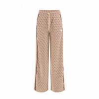 Guess Athleisure Pantalones Marrones V5RB03 KCO90-FN4T