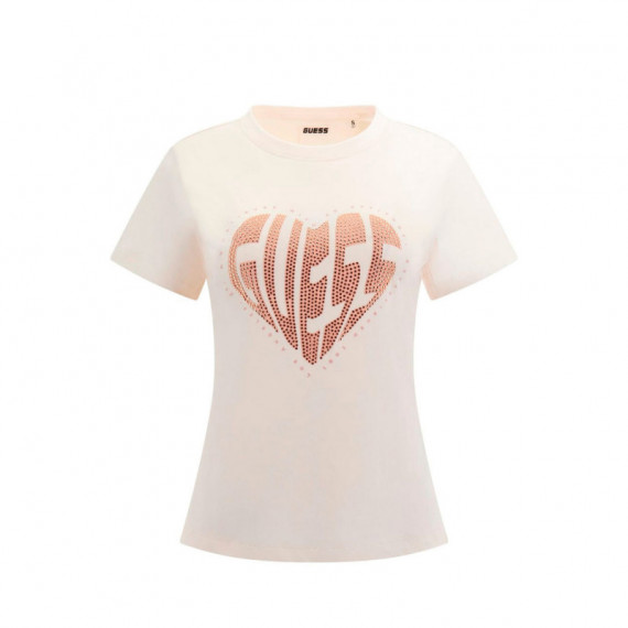 Guess Athleisure Camiseta Blanca V5RI08 J1314-G6K5