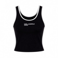 Camiseta de tirantes con logo