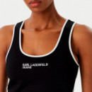 Camiseta de tirantes con logo