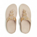 Sandalias HALO Bead-Circle Metallic Toe-Post