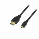 AISENS CABLE HDMI MACHO- MICRO HDMI MACHO/ 1.8M/ NEGRO