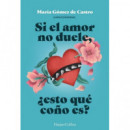 SI EL AMOR NO DUELE, �ESTO QUE CO�O ES?