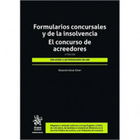 Formularios Concursales y de la Insolvencia. el Concurso de   2026